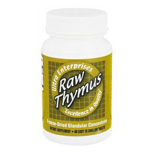 Ultra Raw Thymus 200 Mg Tablets By Ultra Glandulars, 60 Ea